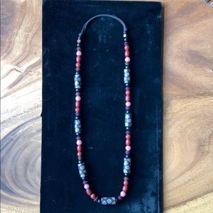 Millefiore Fimo Bead Necklace